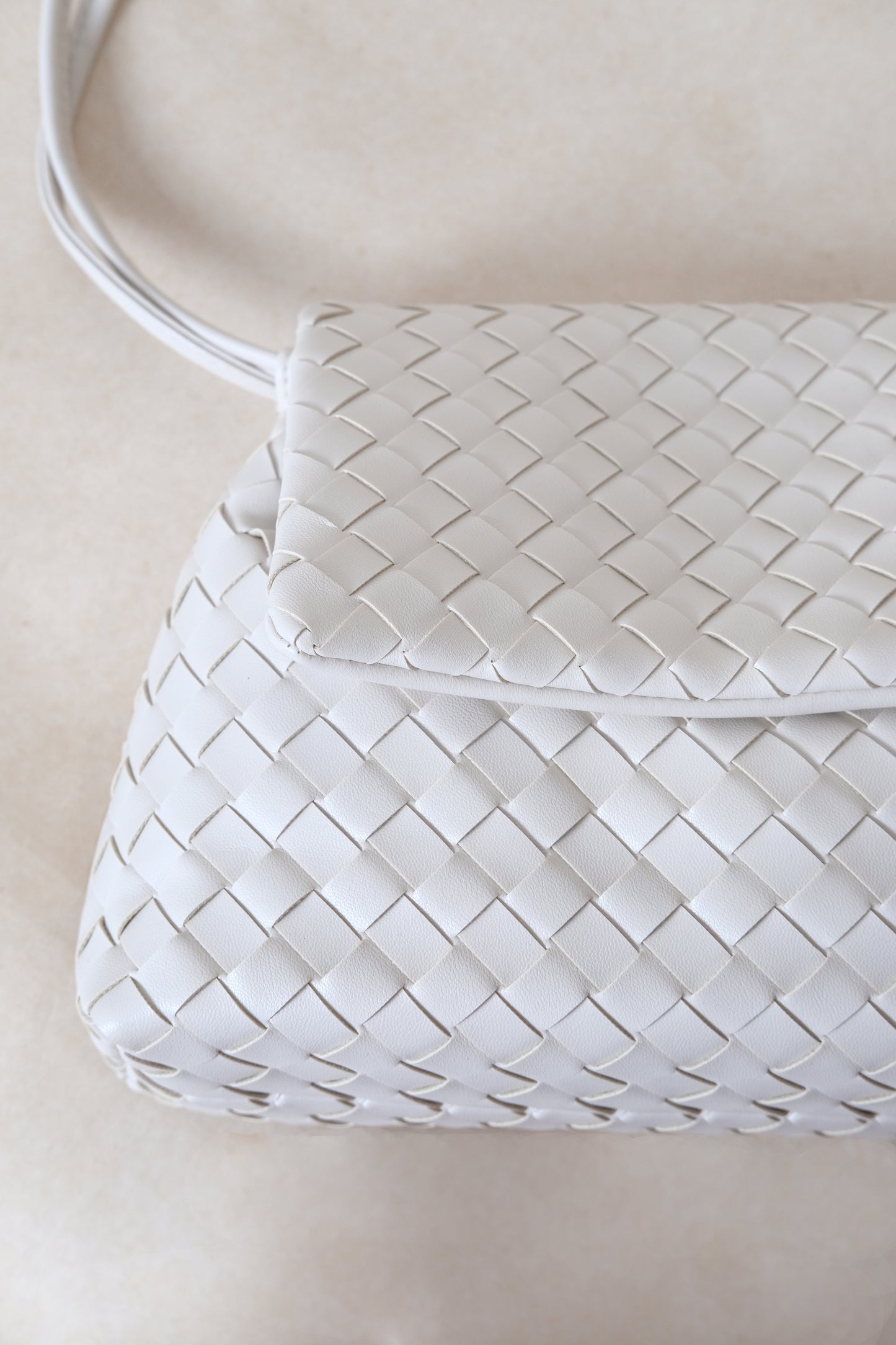 Artisan Classic Messenger Bag - Cream White