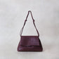 Artisan Classic Messenger Bag - Shinny Wine Red