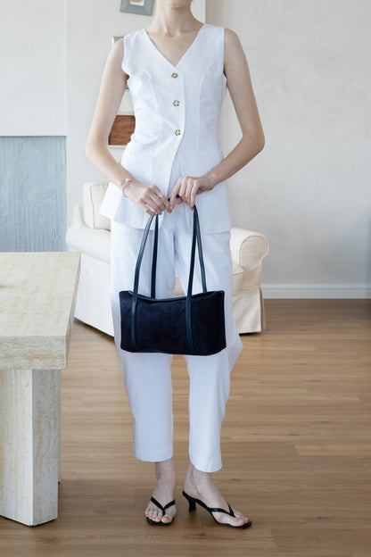Matte Épure Carry Tote - Dark Blue
