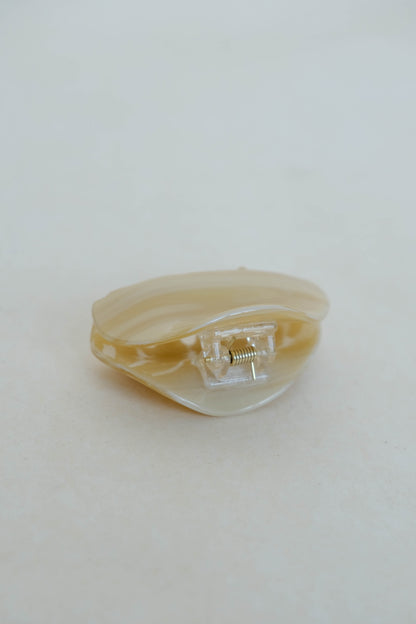 French Gripper Clip Latte Color