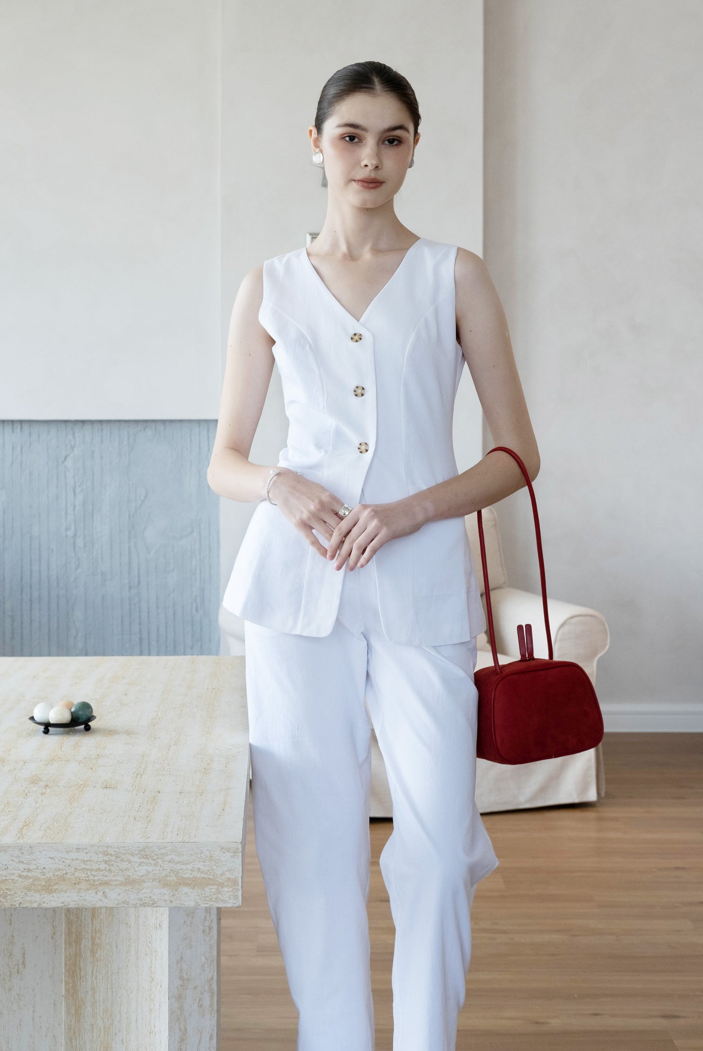 The Atelier Box Bag - Red