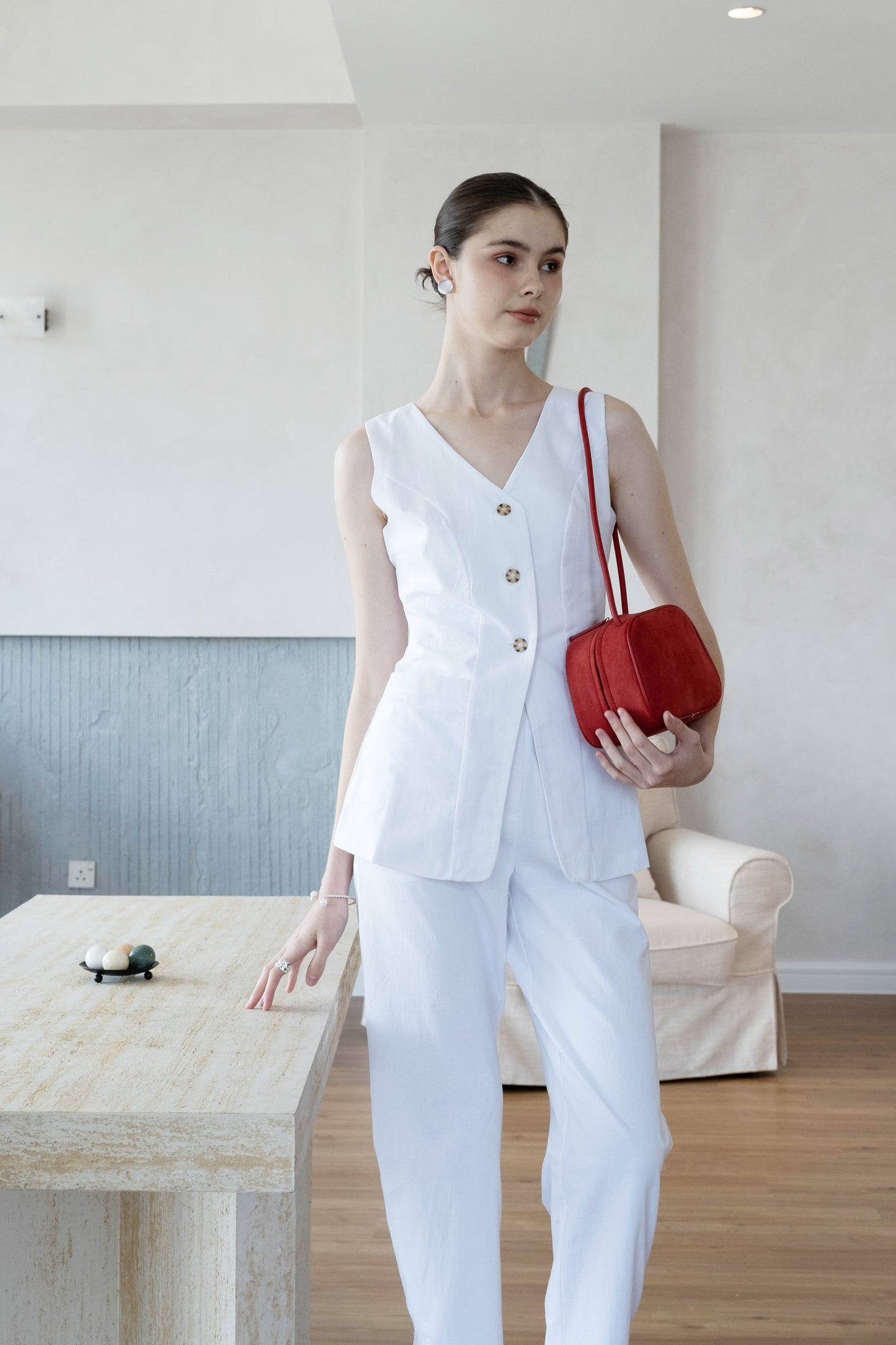 The Atelier Box Bag - Red