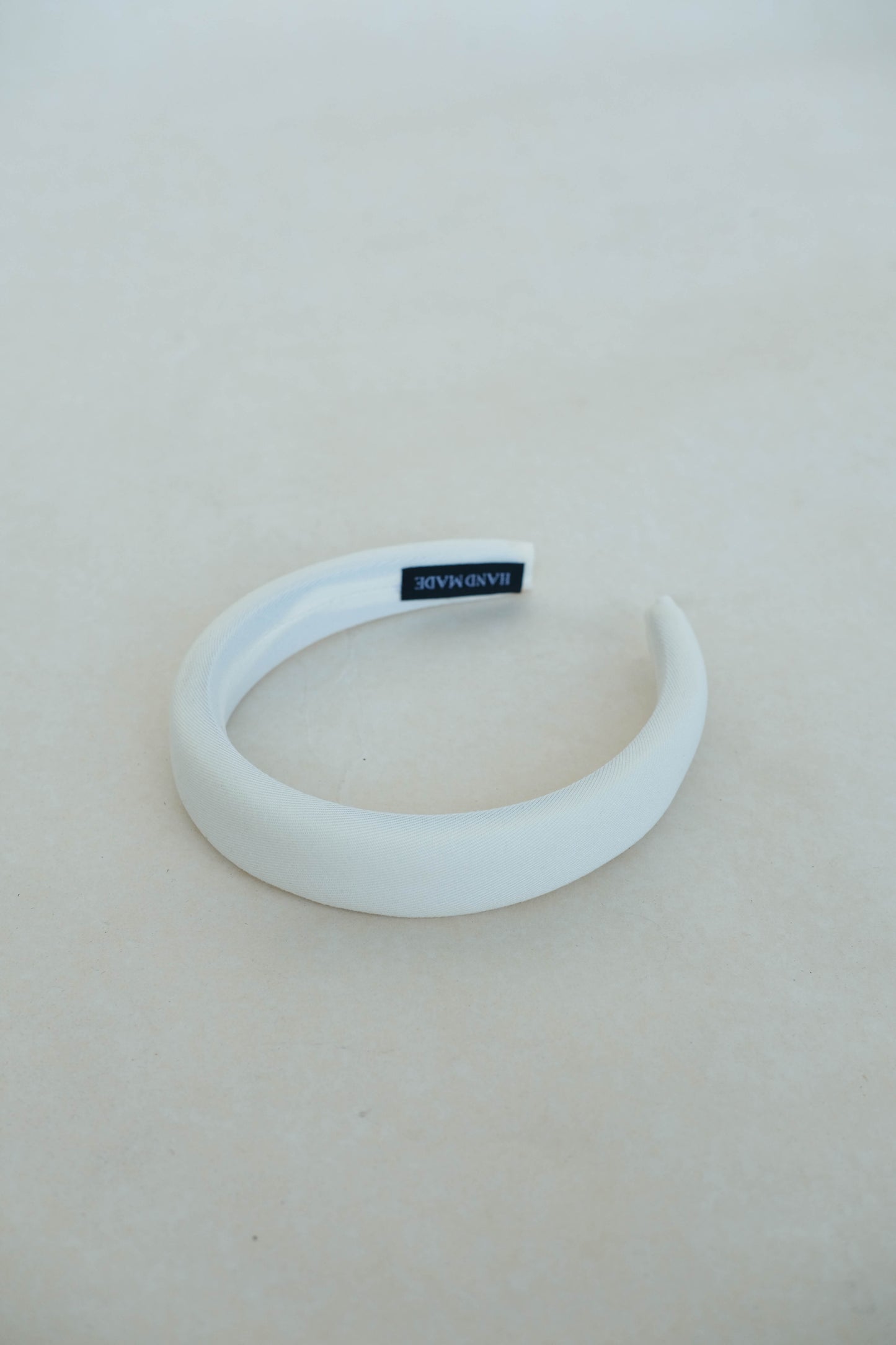 French high headband in Cream White