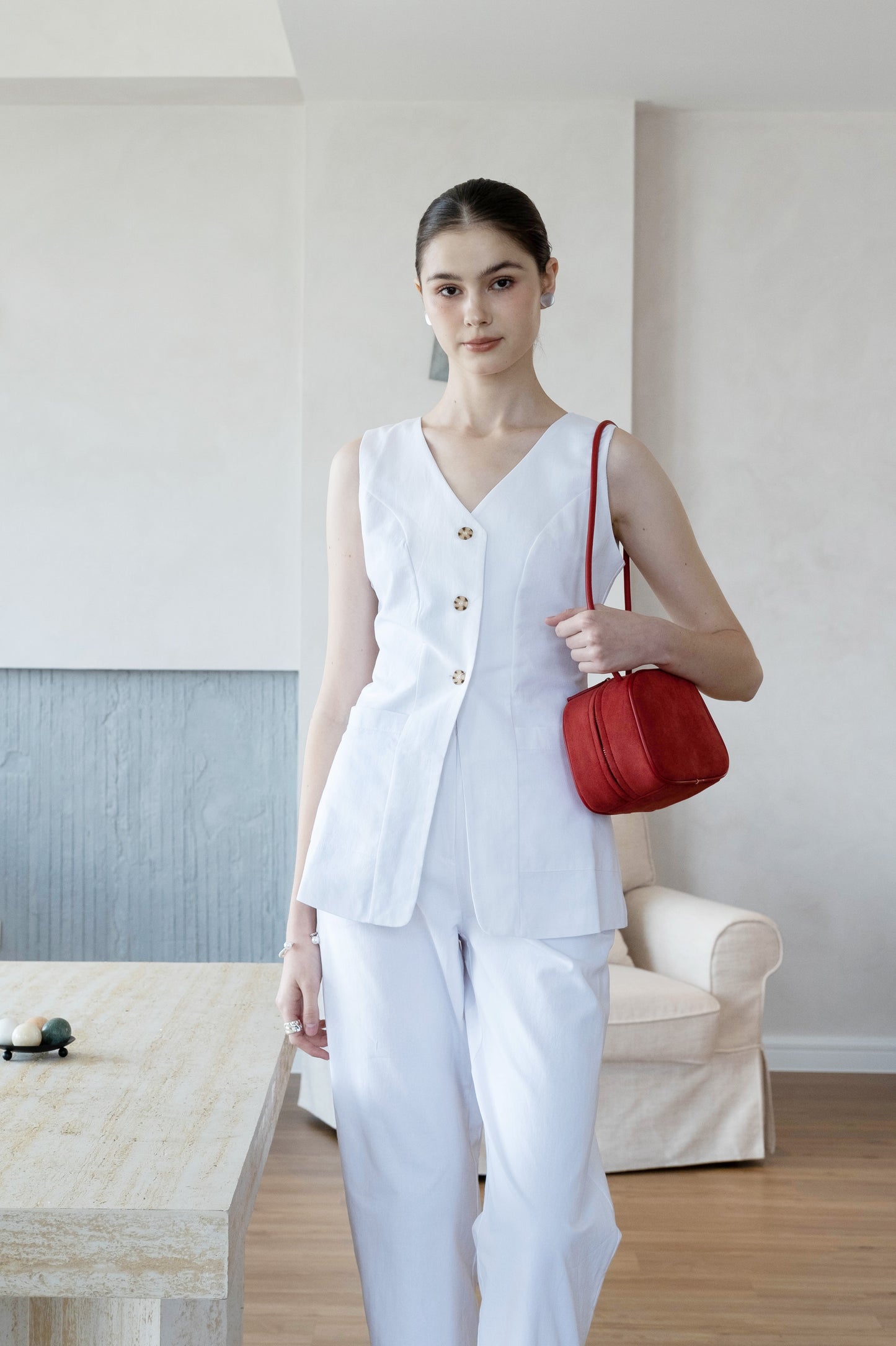 The Atelier Box Bag - Red