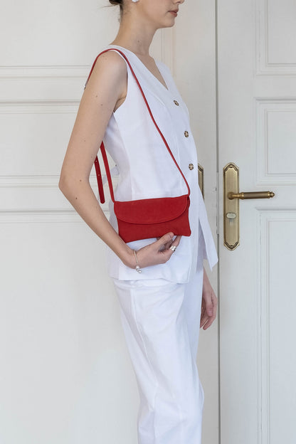 Élise Mini Crossbody - Red