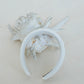 French High Headband in Cream White