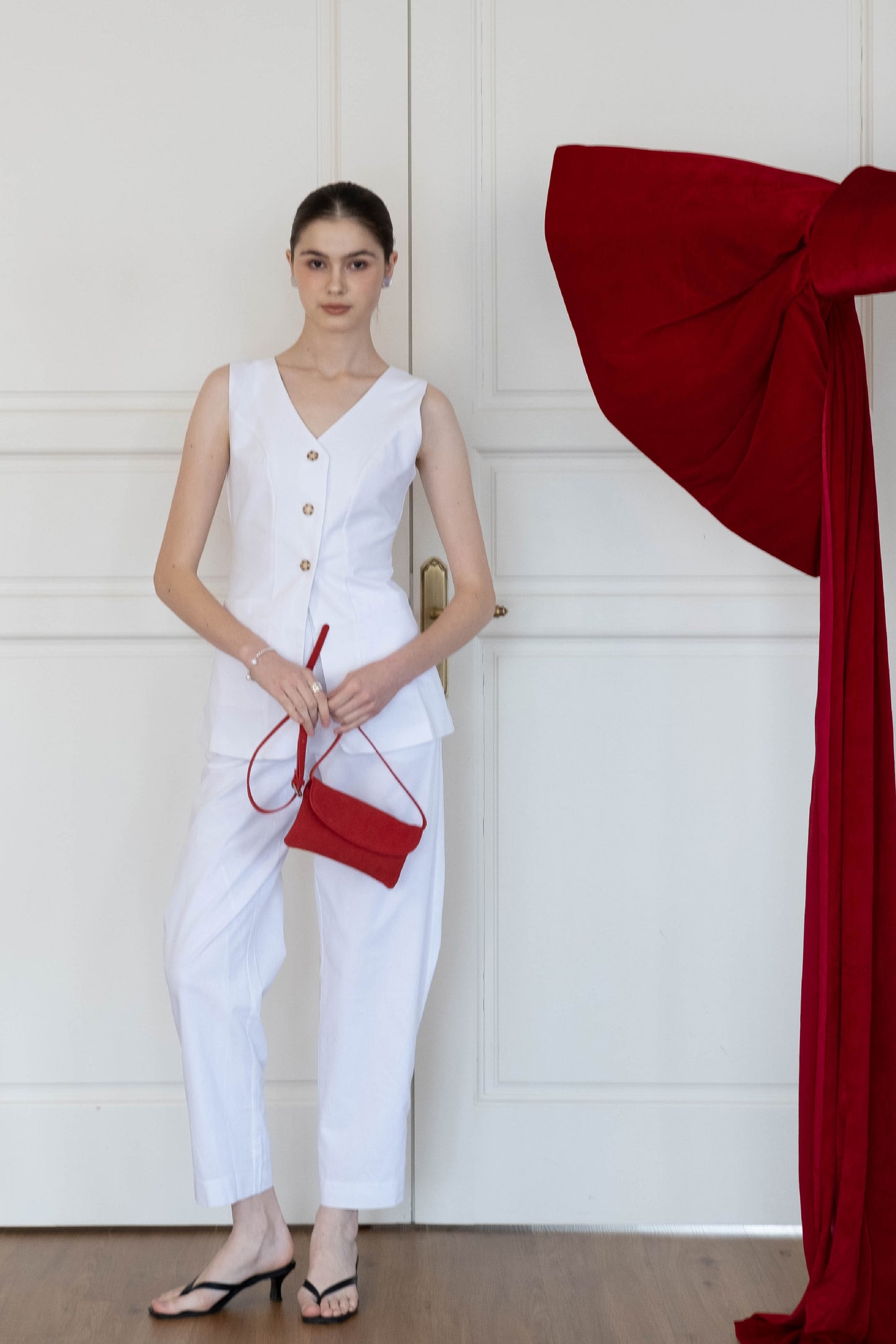 Élise Mini Crossbody - Red