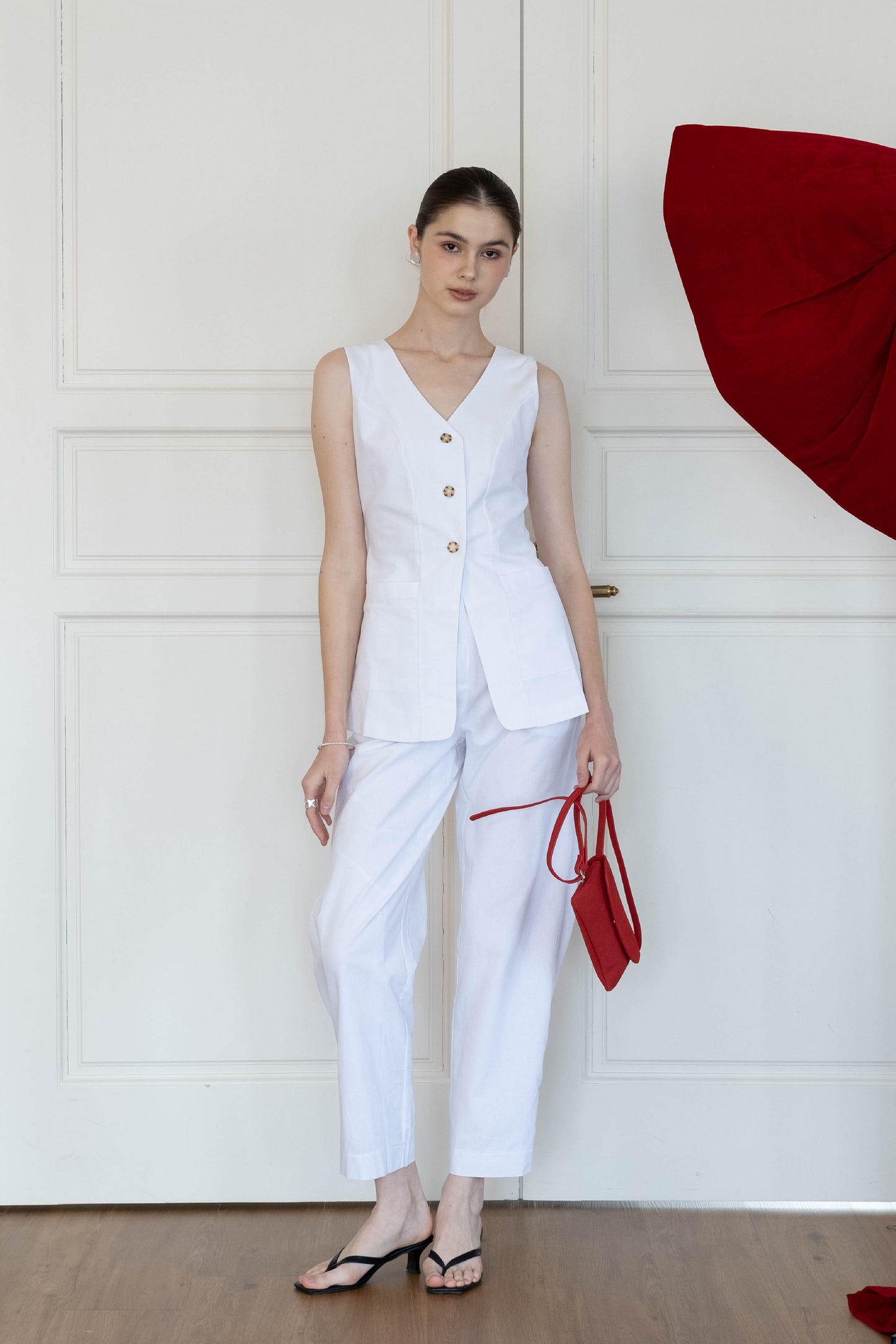 Élise Mini Crossbody - Red