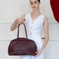 The Elira Tote - Wine Red