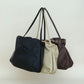 French Nylon Cloud Pleated Shoulder Bag in Apricot