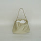 French Nylon Cloud Pleated Shoulder Bag in Apricot