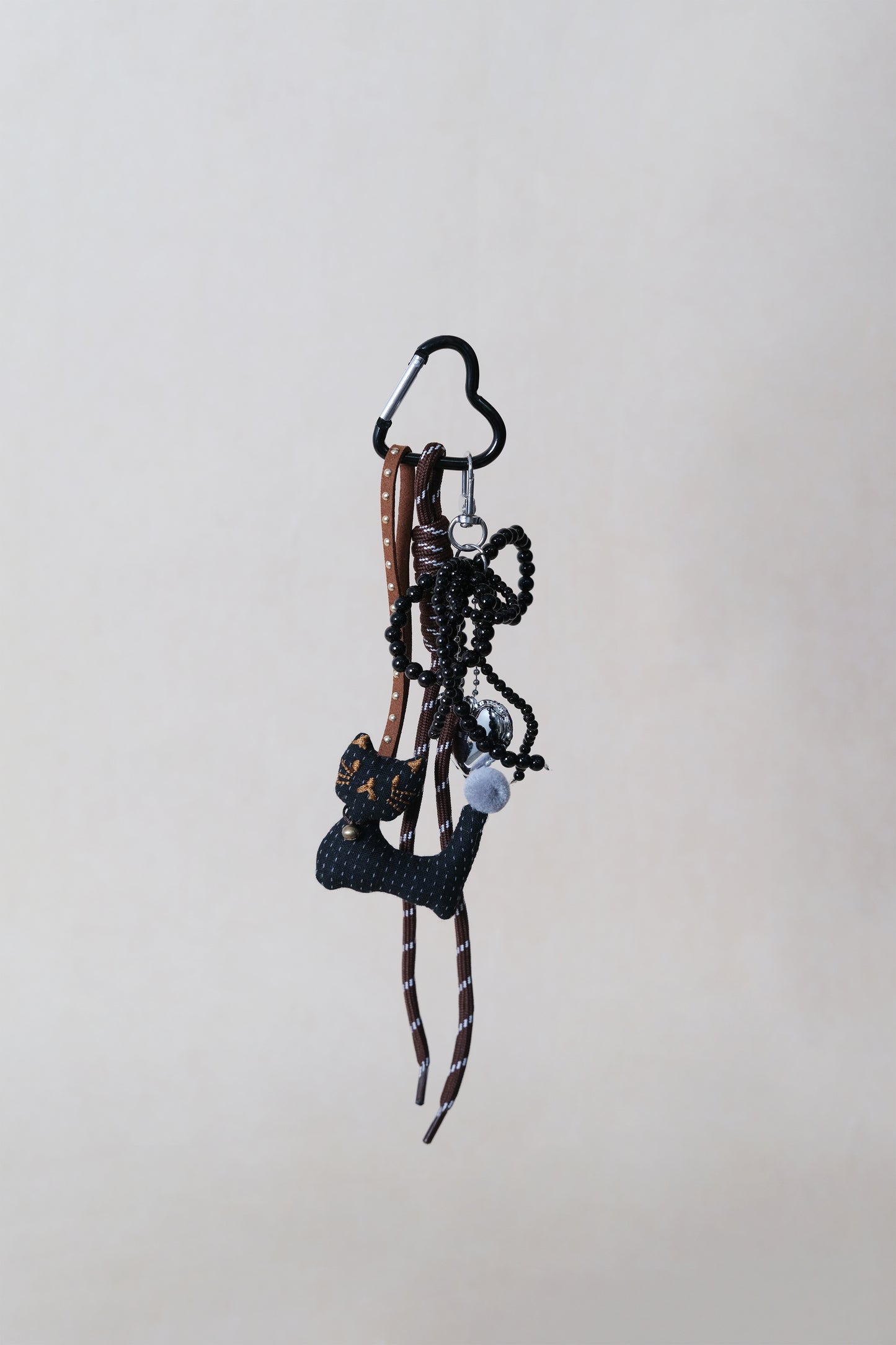 Ribbon Charm - Black Cat