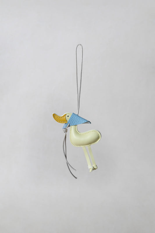 Lucky Duck Charm – Yellow Duck, Blue Hat