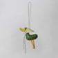 Lucky Duck Charm – Dark Green Duck, Yellow Hat