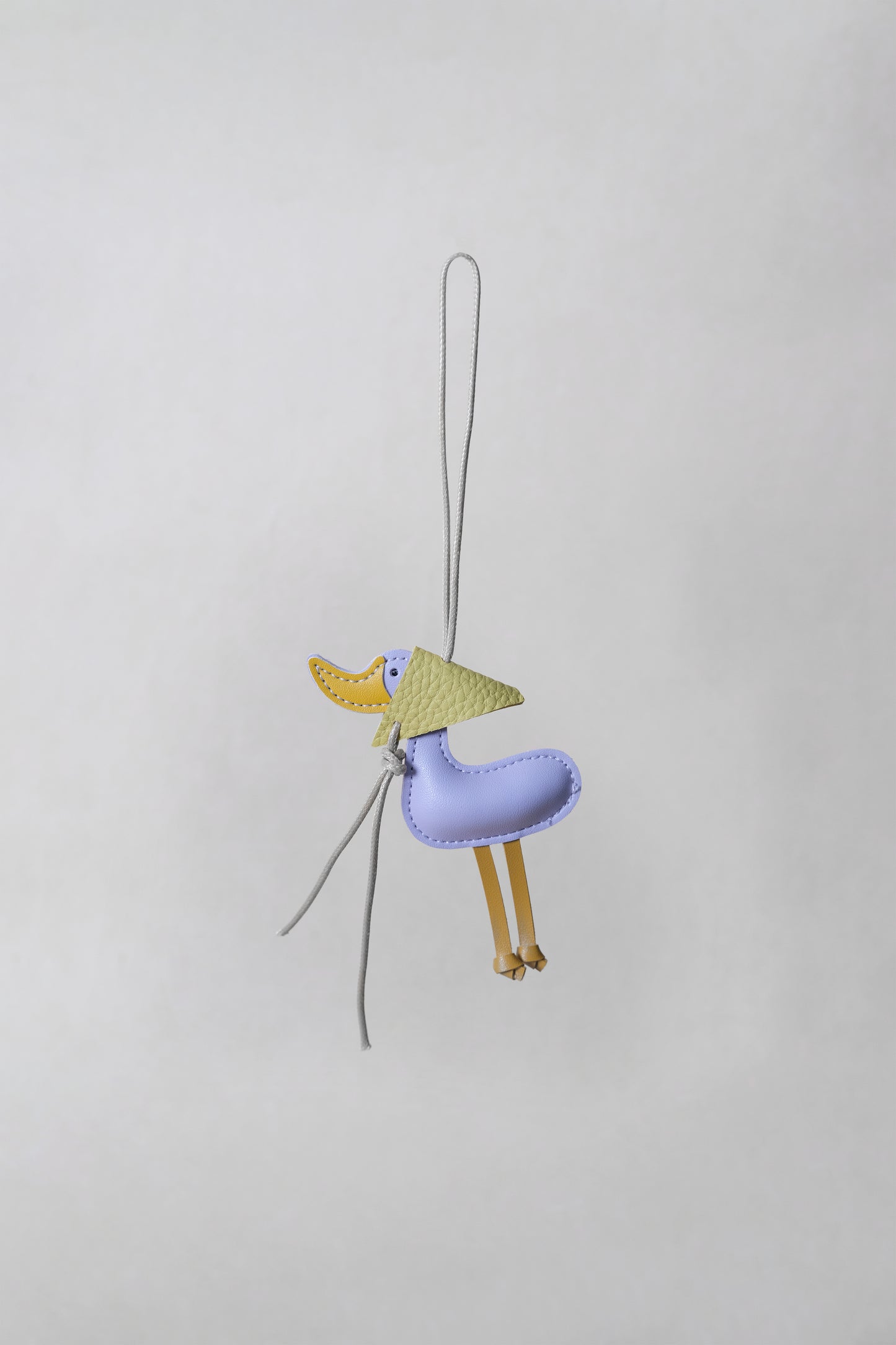 Lucky Duck Charm – Purple Duck, Yellow Hat
