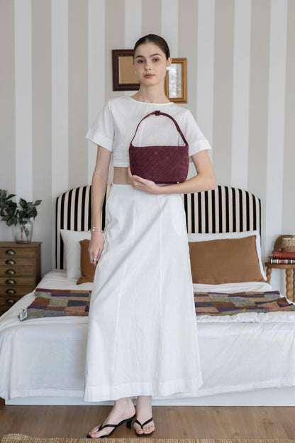 The Artisan Bag - Bordeaux Red
