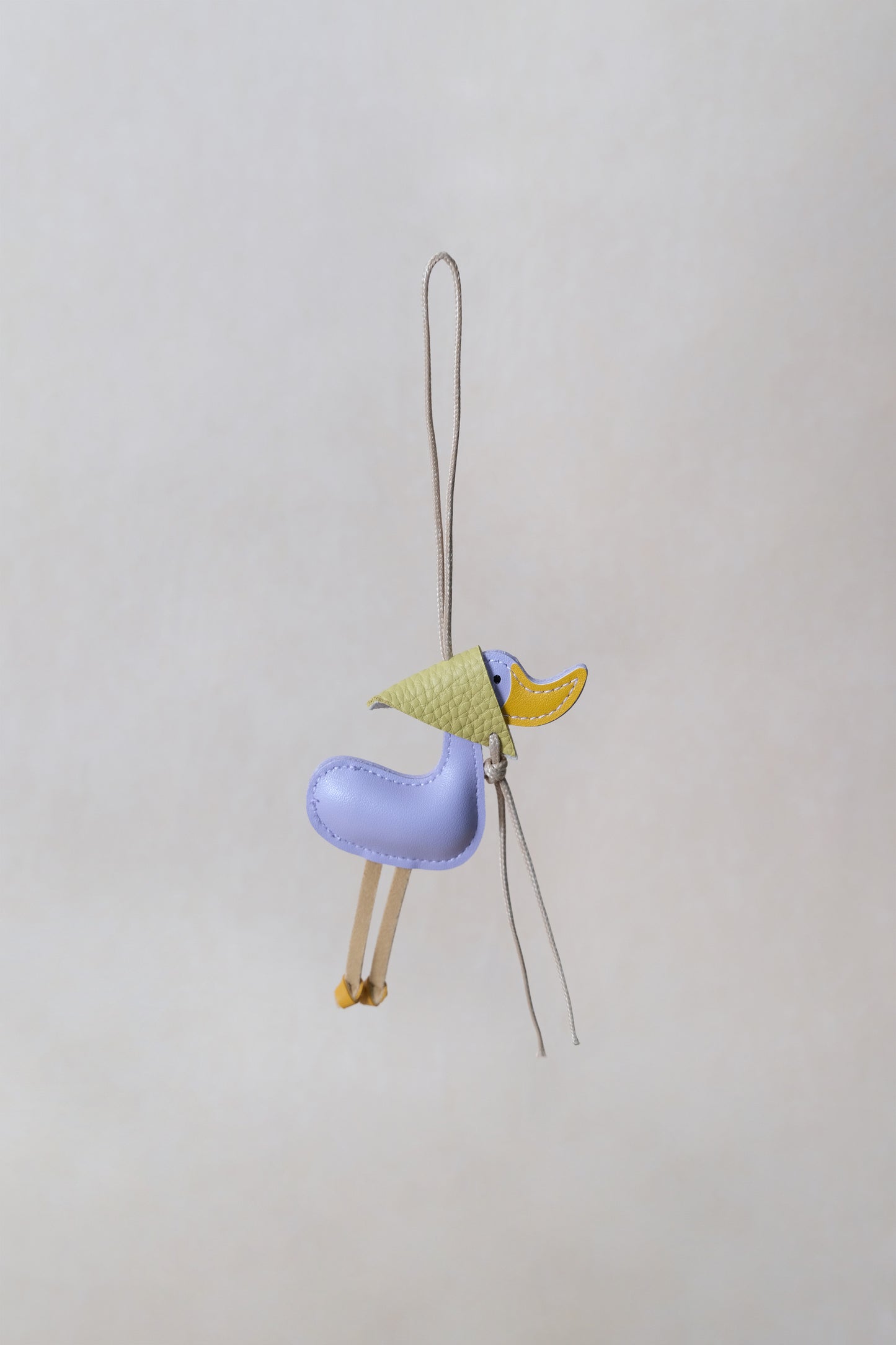 Lucky Duck Charm – Purple Duck, Yellow Hat