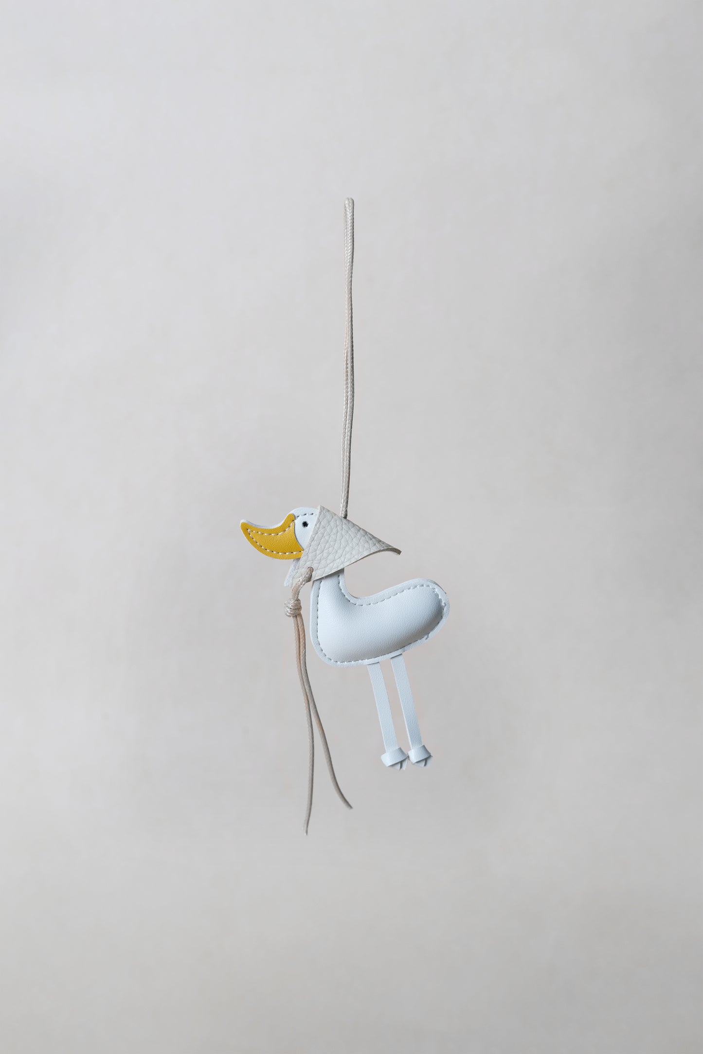 Lucky Duck Charm – White Duck, Ivory Hat