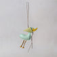Lucky Duck Charm – Green Duck, Yellow Hat