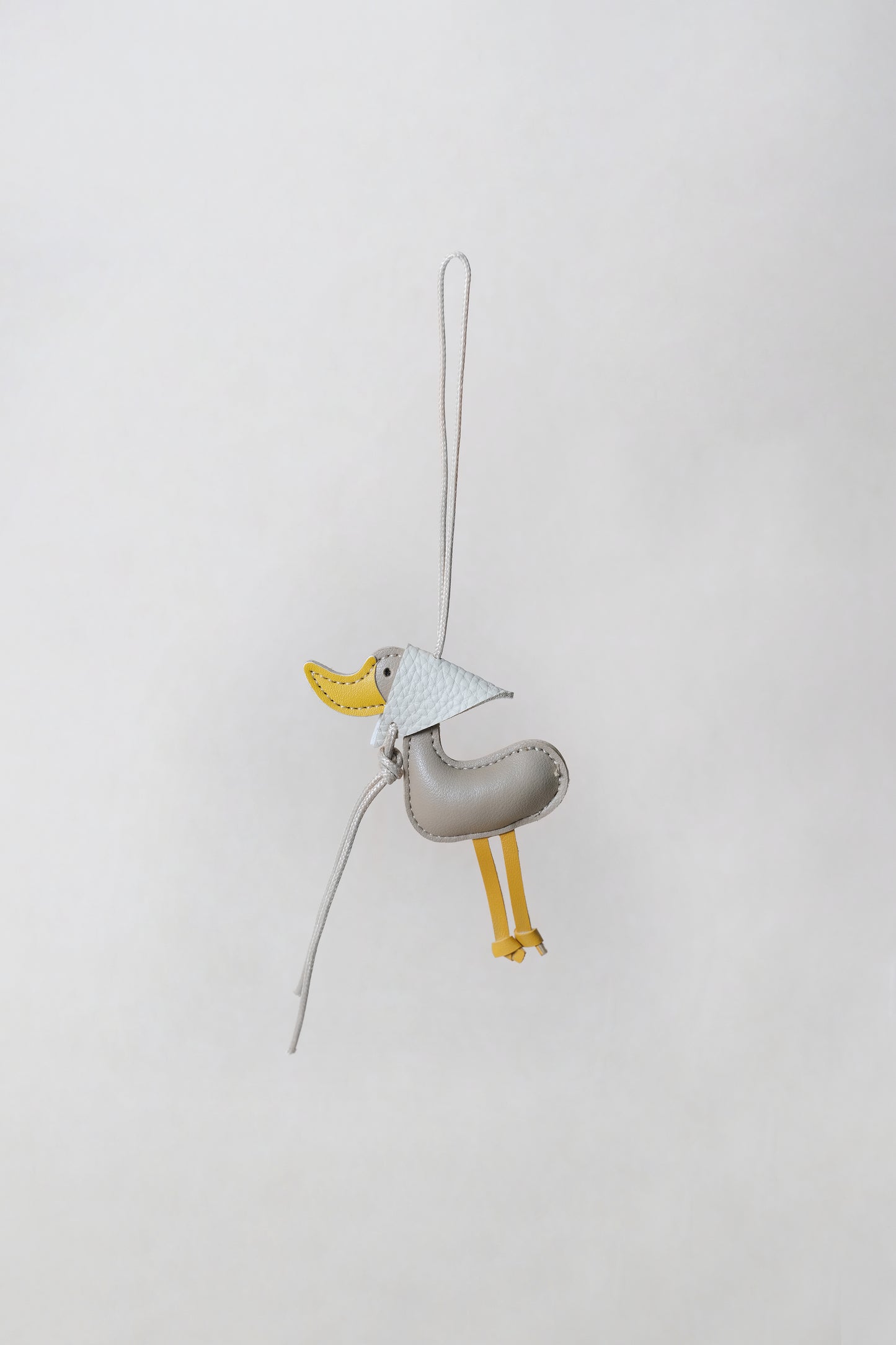 Lucky Duck Charm – Khaki Duck, Ivory Hat