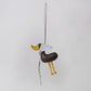 Lucky Duck Charm – Coffee Duck, Ivory Hat