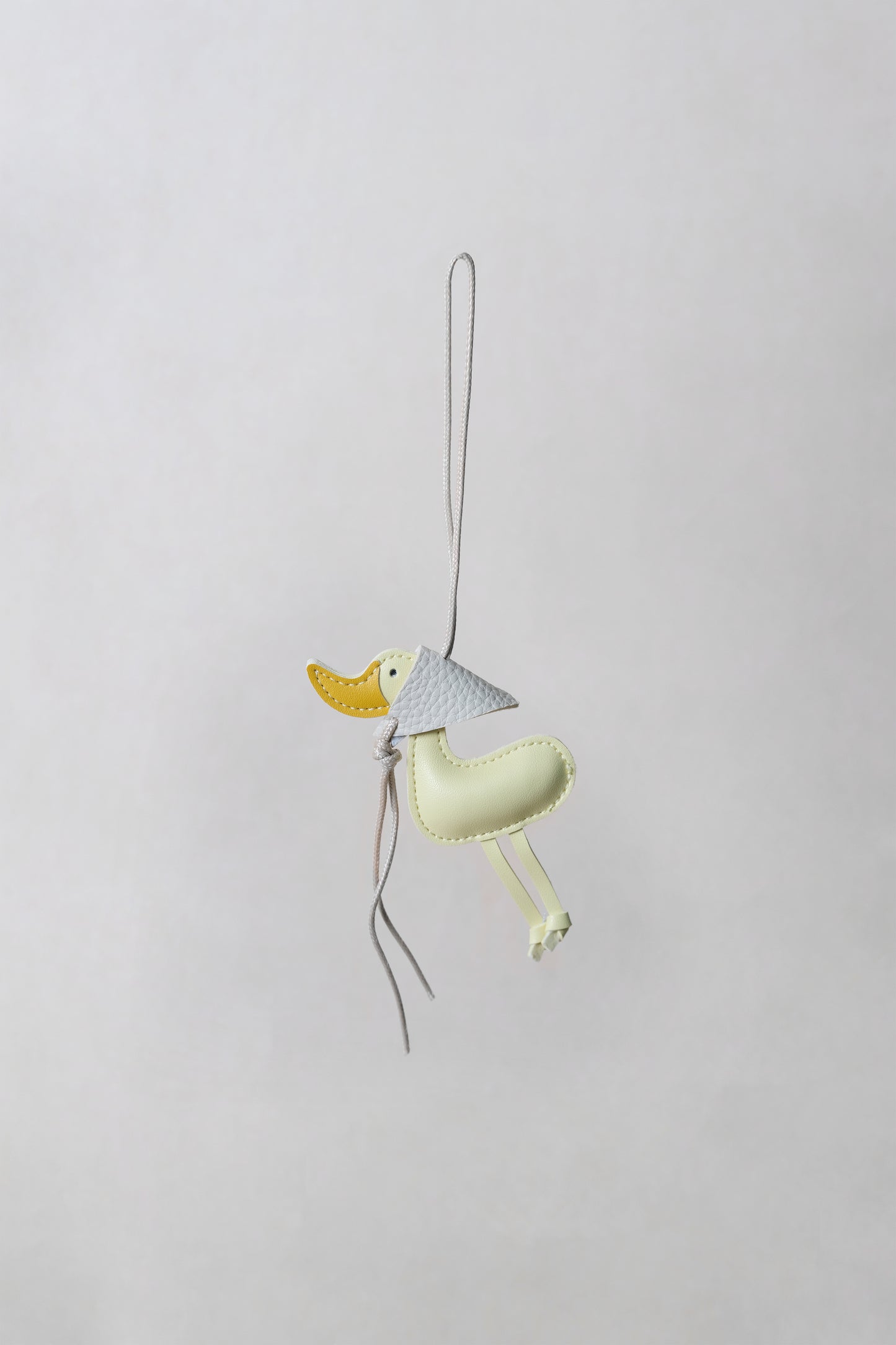 Lucky Duck Charm – Yellow Duck, Ivory Hat