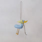 Lucky Duck Charm – Denim Duck, Yellow Hat