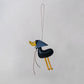 Lucky Duck Charm – Black Duck, Dark Blue Hat