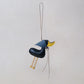 Lucky Duck Charm – Black Duck, Dark Blue Hat