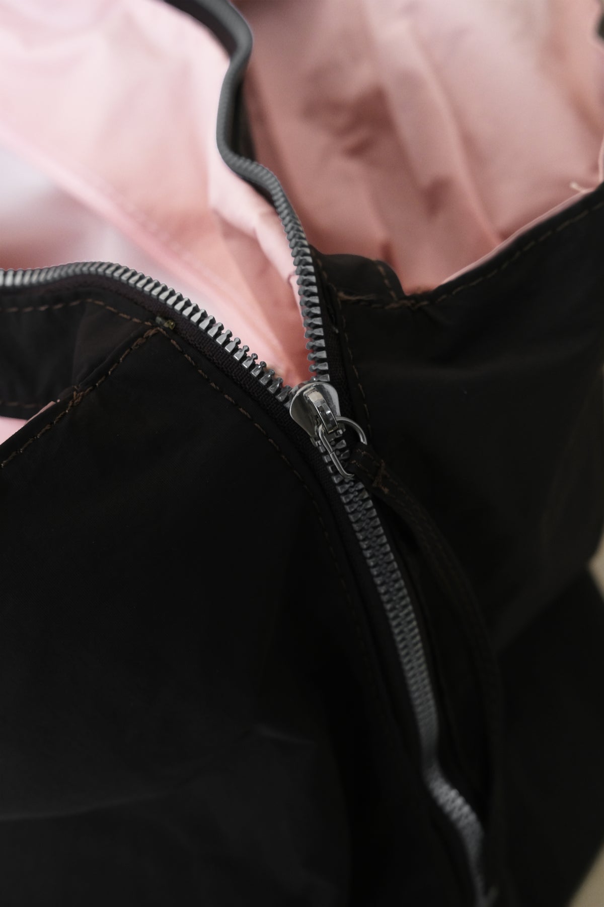 Classic Flow Tote - Coffee + Pink (With Charm)