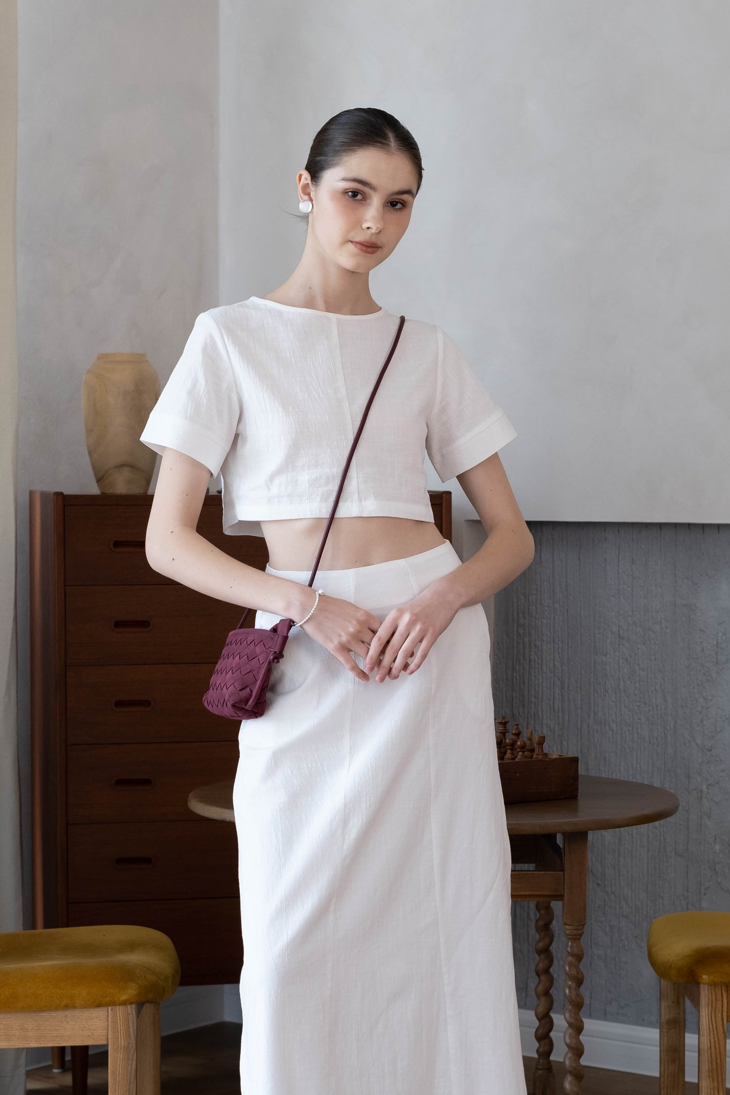 Mini Artisan Satchel - Red