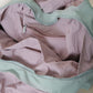 Classic Flow Tote - Mint Green + Pink (With Charm)