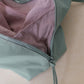 Classic Flow Tote - Mint Green + Pink (With Charm)