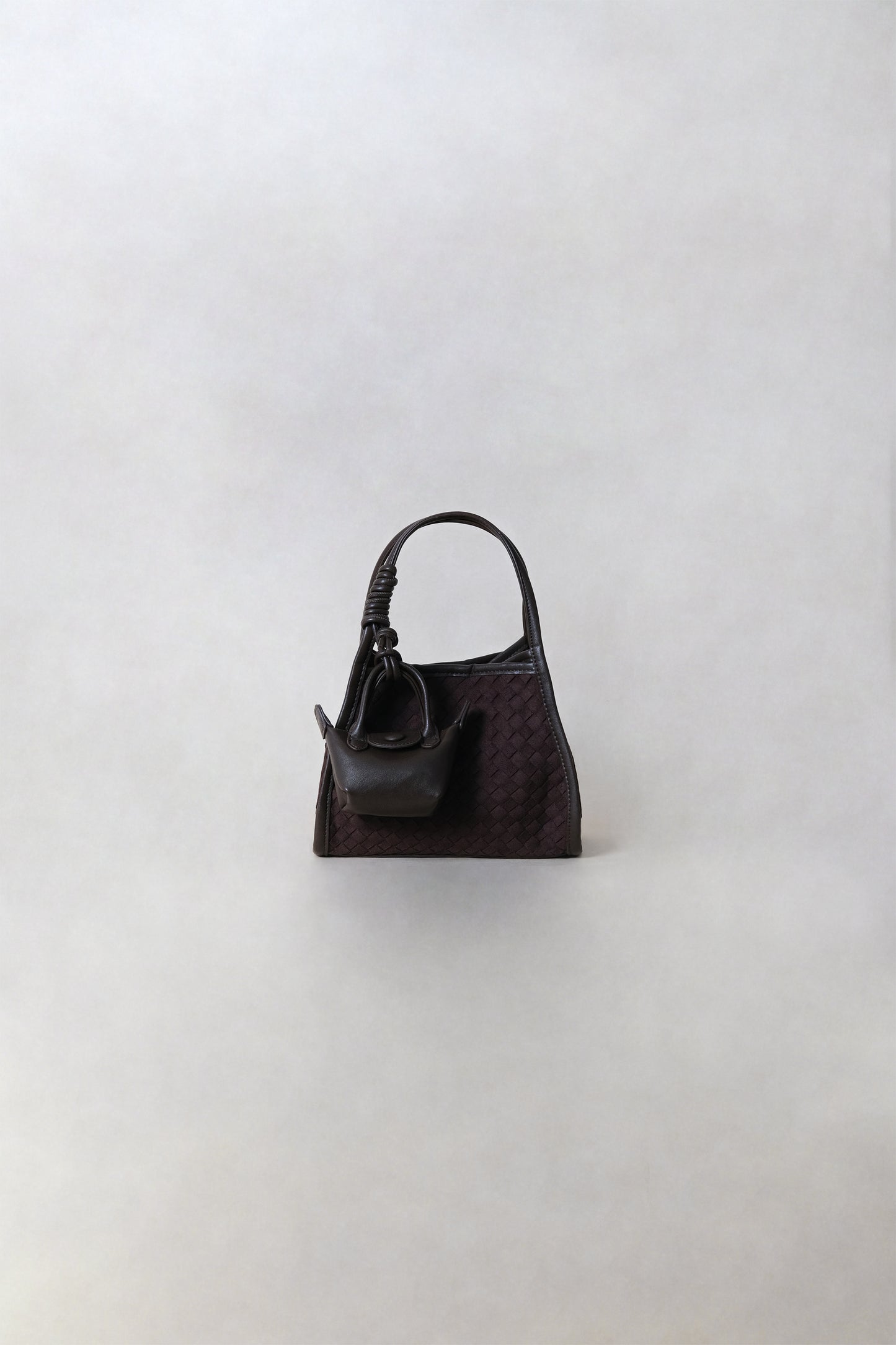 Artisan Grace Basket Bag - Coffee