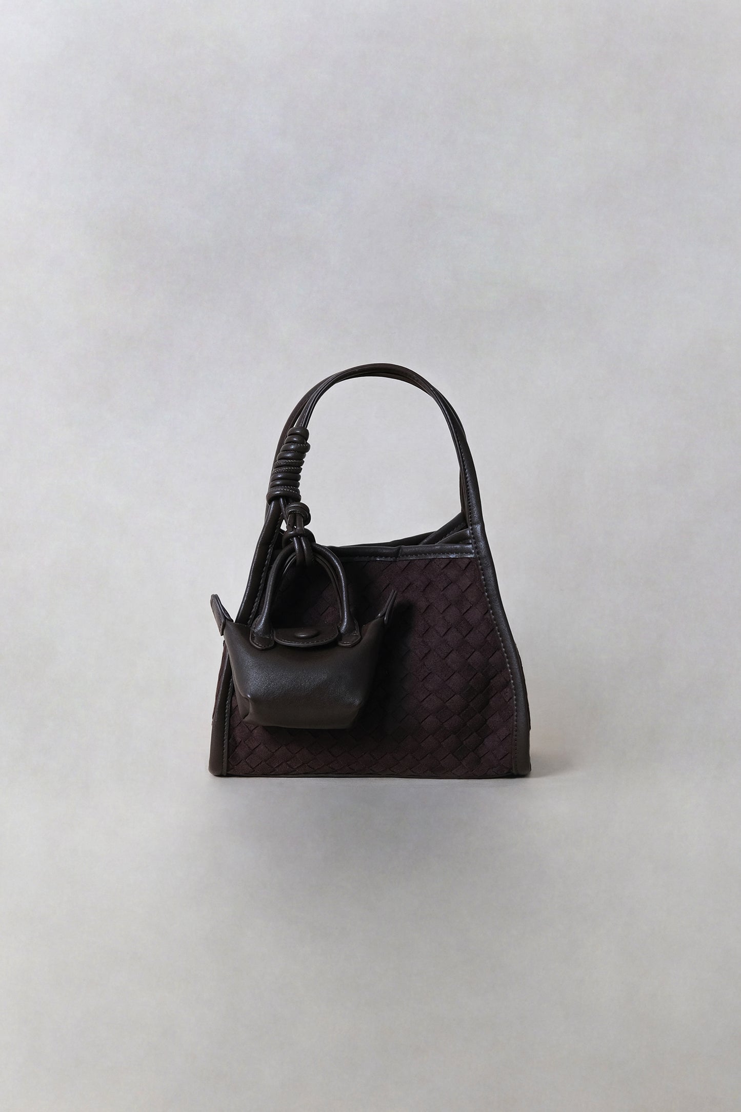 Artisan Grace Basket Bag - Coffee