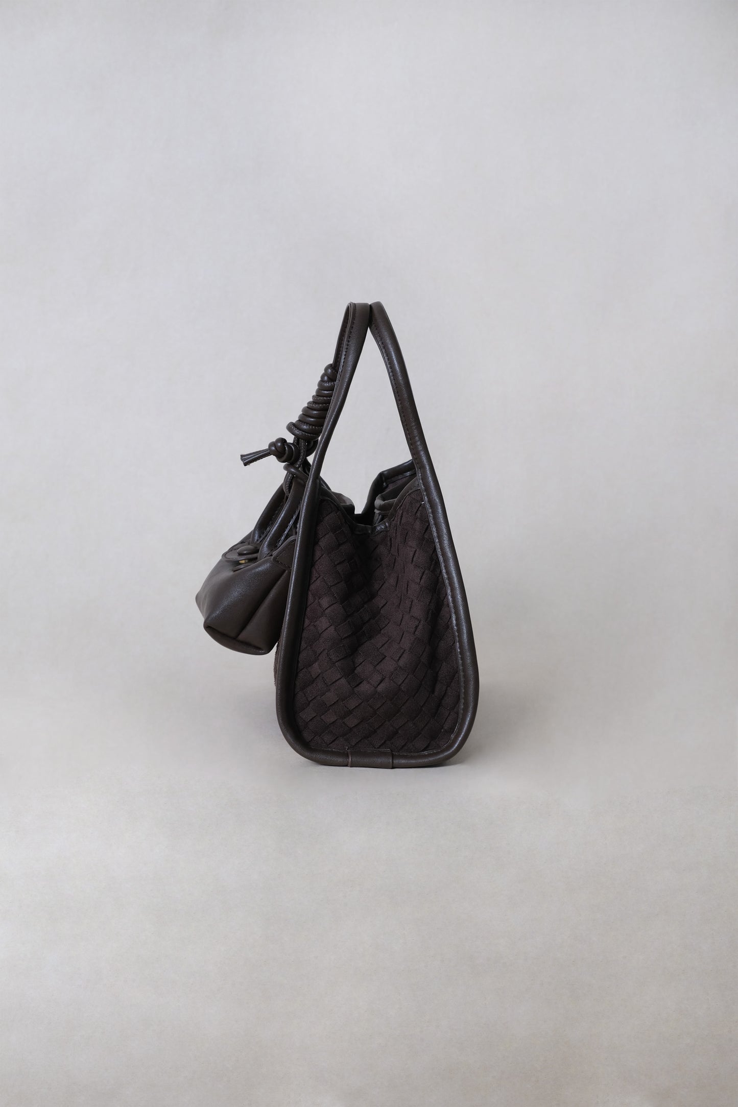 Artisan Grace Basket Bag - Coffee