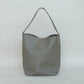 Pebbled Texture Soft Leather Simple Shoulder Bag in Mud Color