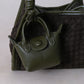 Artisan Grace Basket Bag - Olive Green