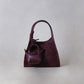 Artisan Grace Basket Bag - Wine Red
