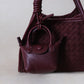 Artisan Grace Basket Bag - Wine Red