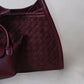 Artisan Grace Basket Bag - Wine Red