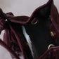 Artisan Grace Basket Bag - Wine Red
