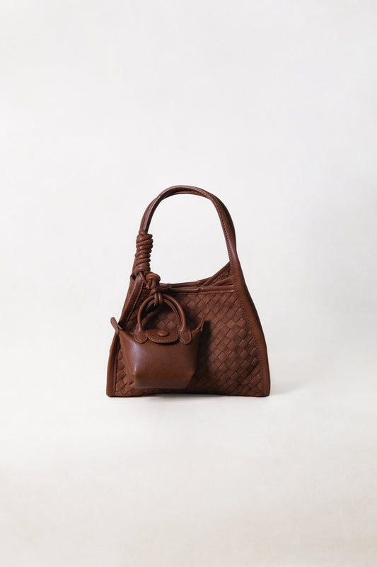 Artisan Grace Basket Bag - Chestnut