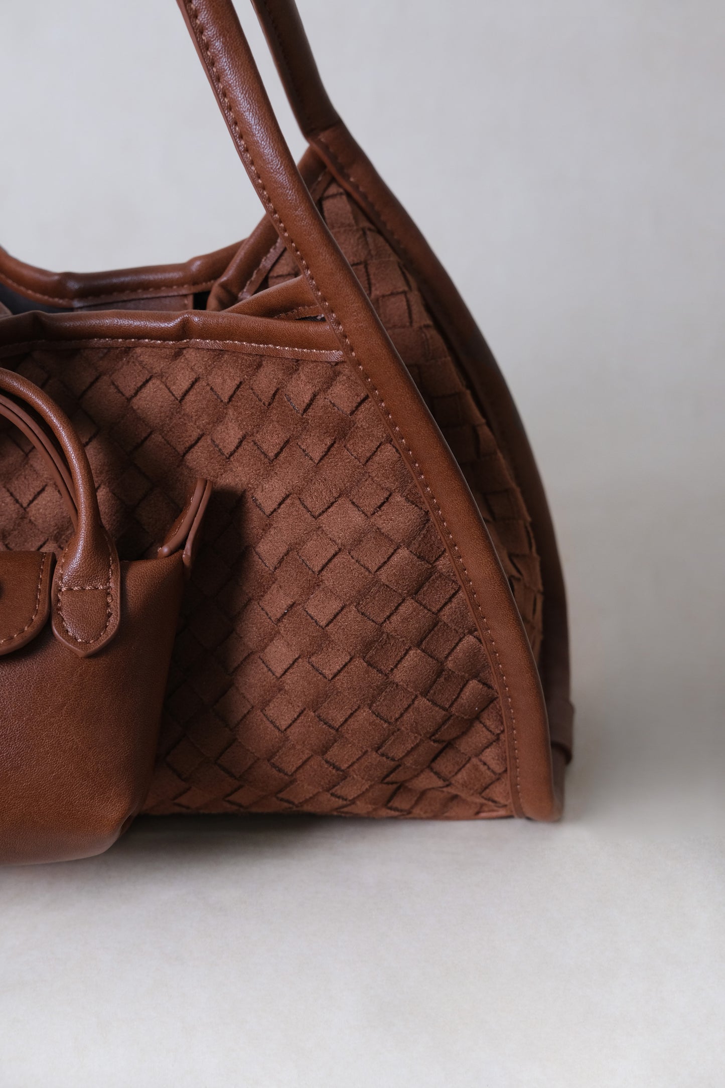 Artisan Grace Basket Bag - Chestnut