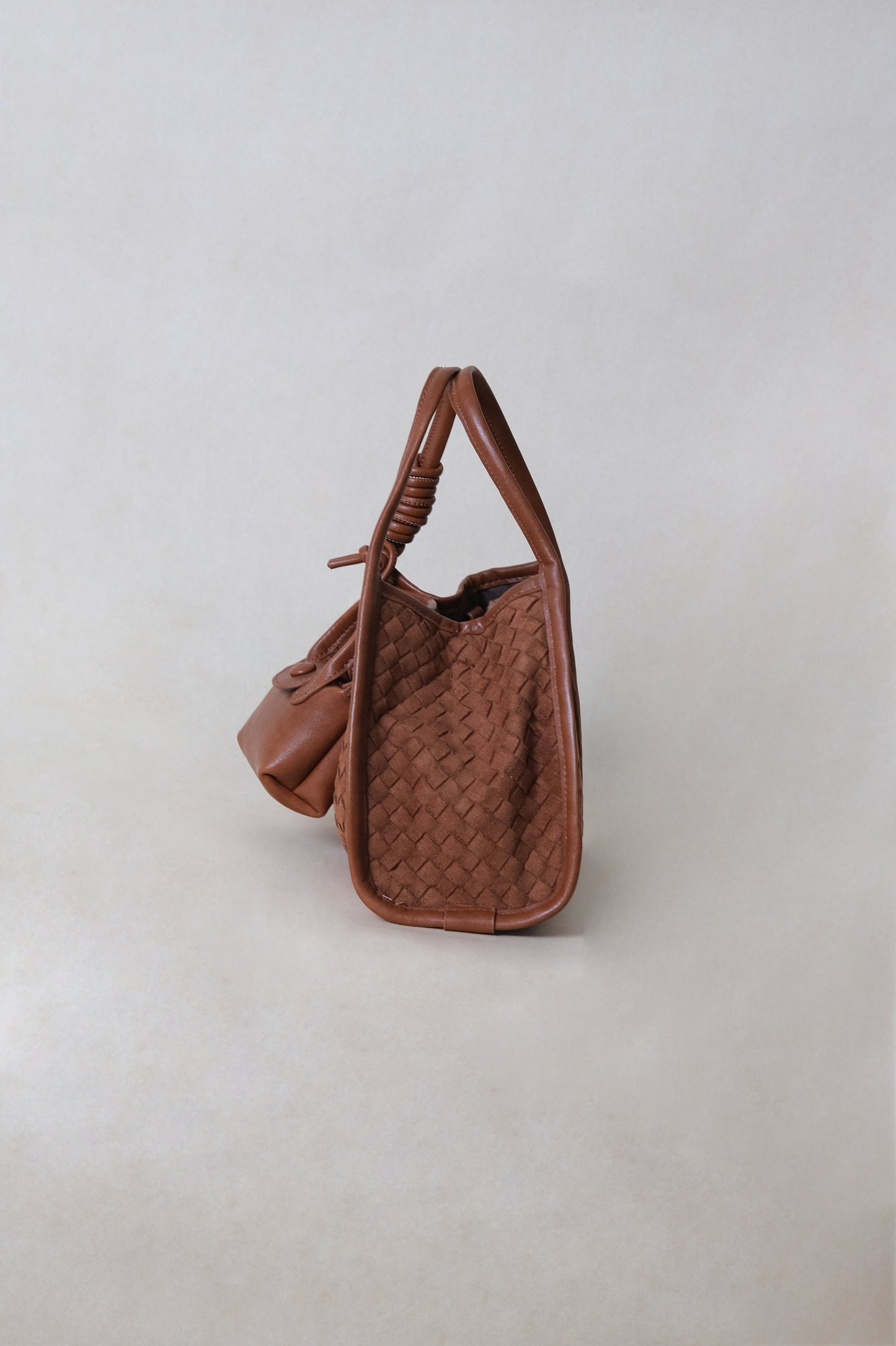Artisan Grace Basket Bag - Chestnut