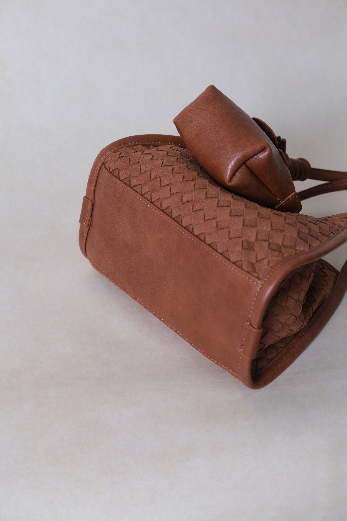 Artisan Grace Basket Bag - Chestnut