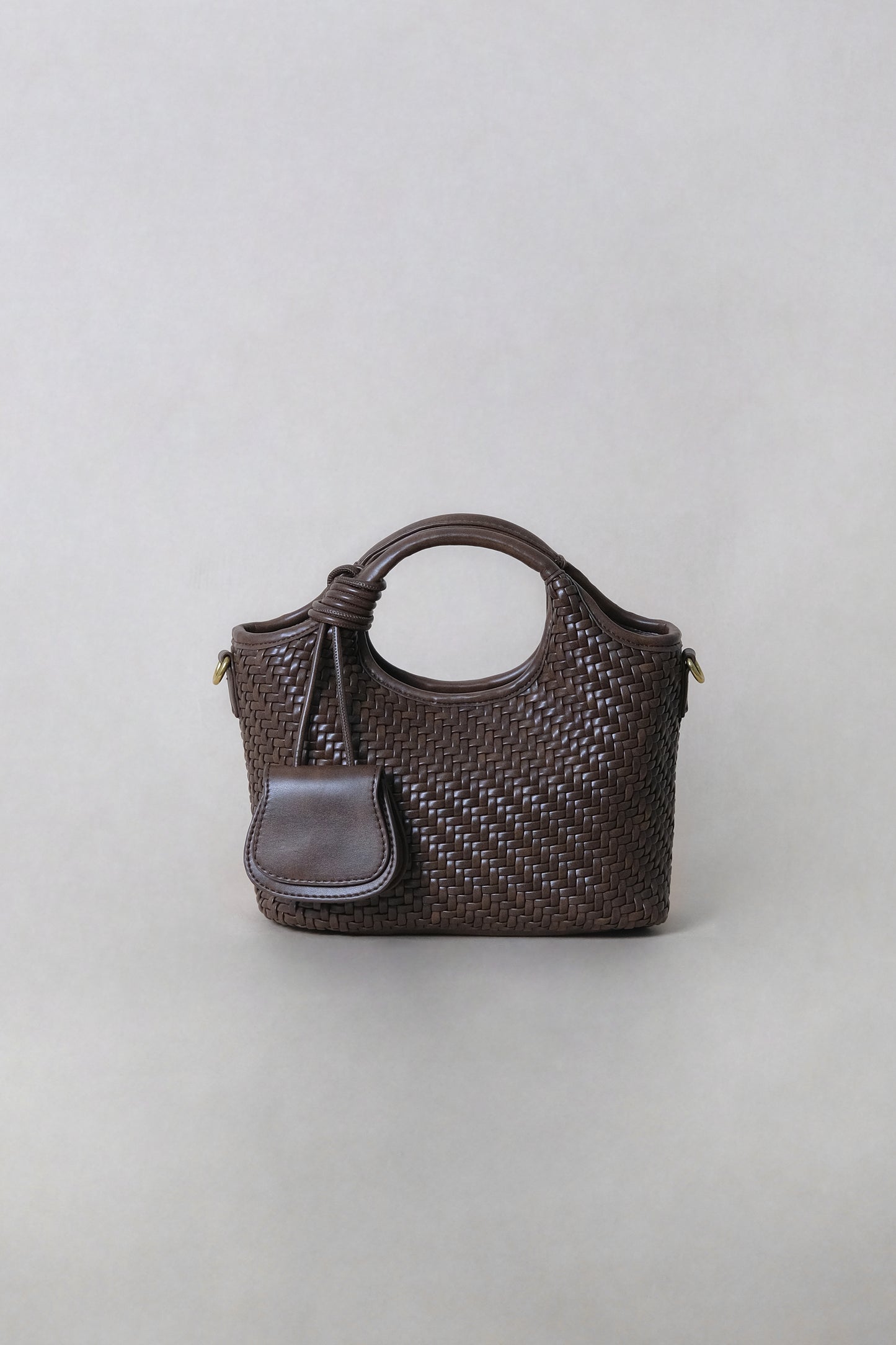 Artisan Sophia Basket Bag - Chestnut Brown