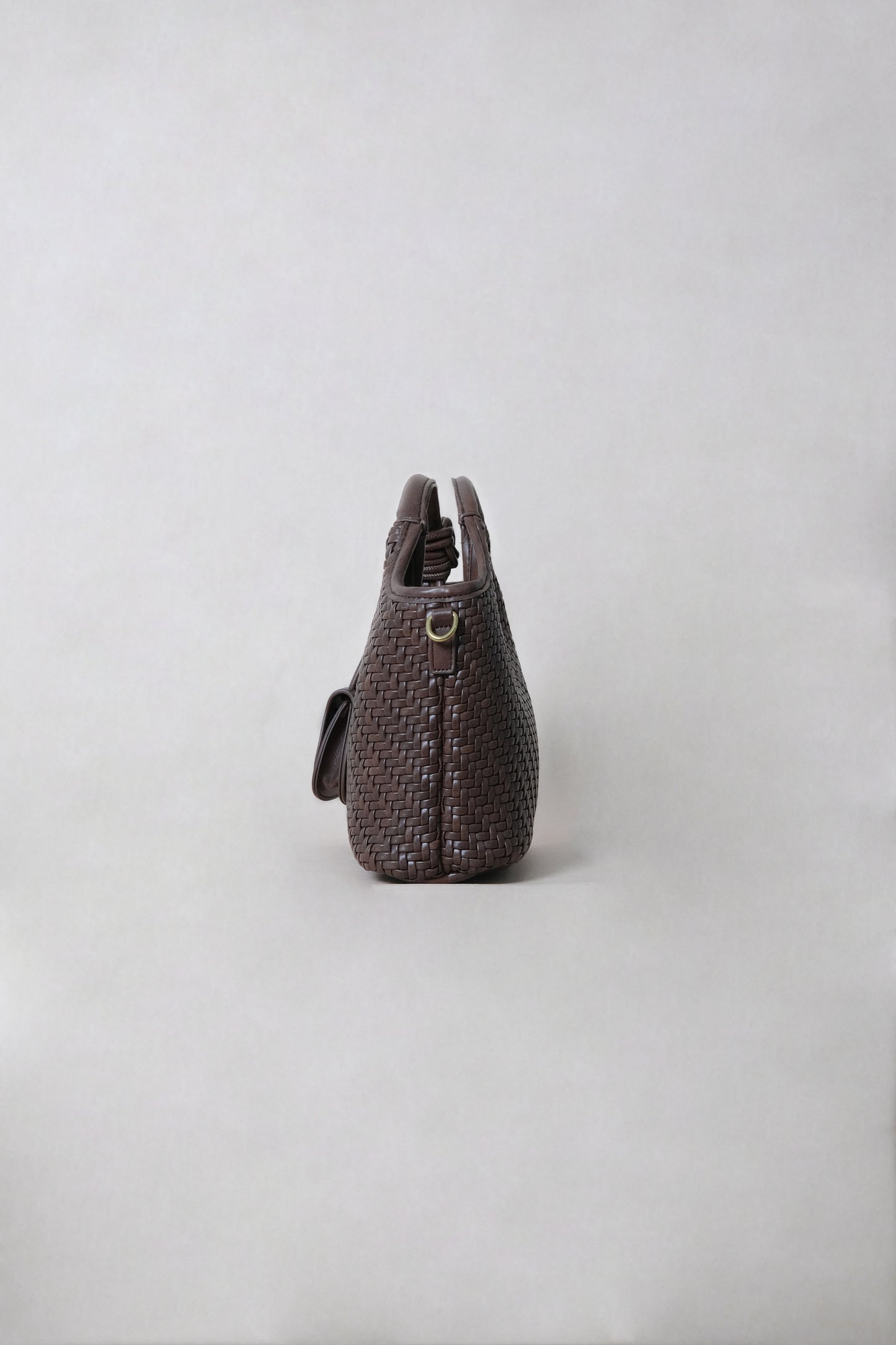 Artisan Sophia Basket Bag - Chestnut Brown