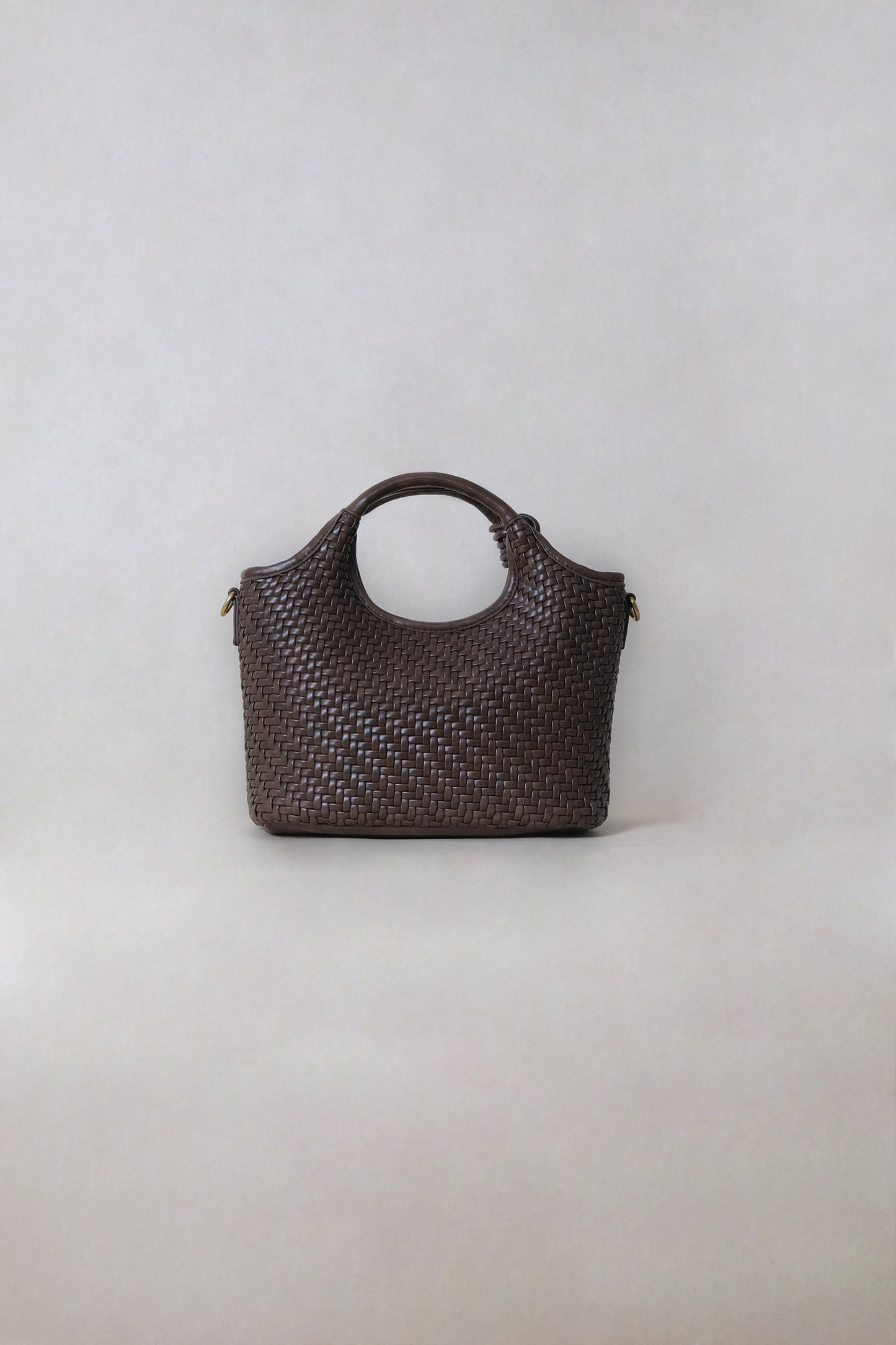 Artisan Sophia Basket Bag - Chestnut Brown
