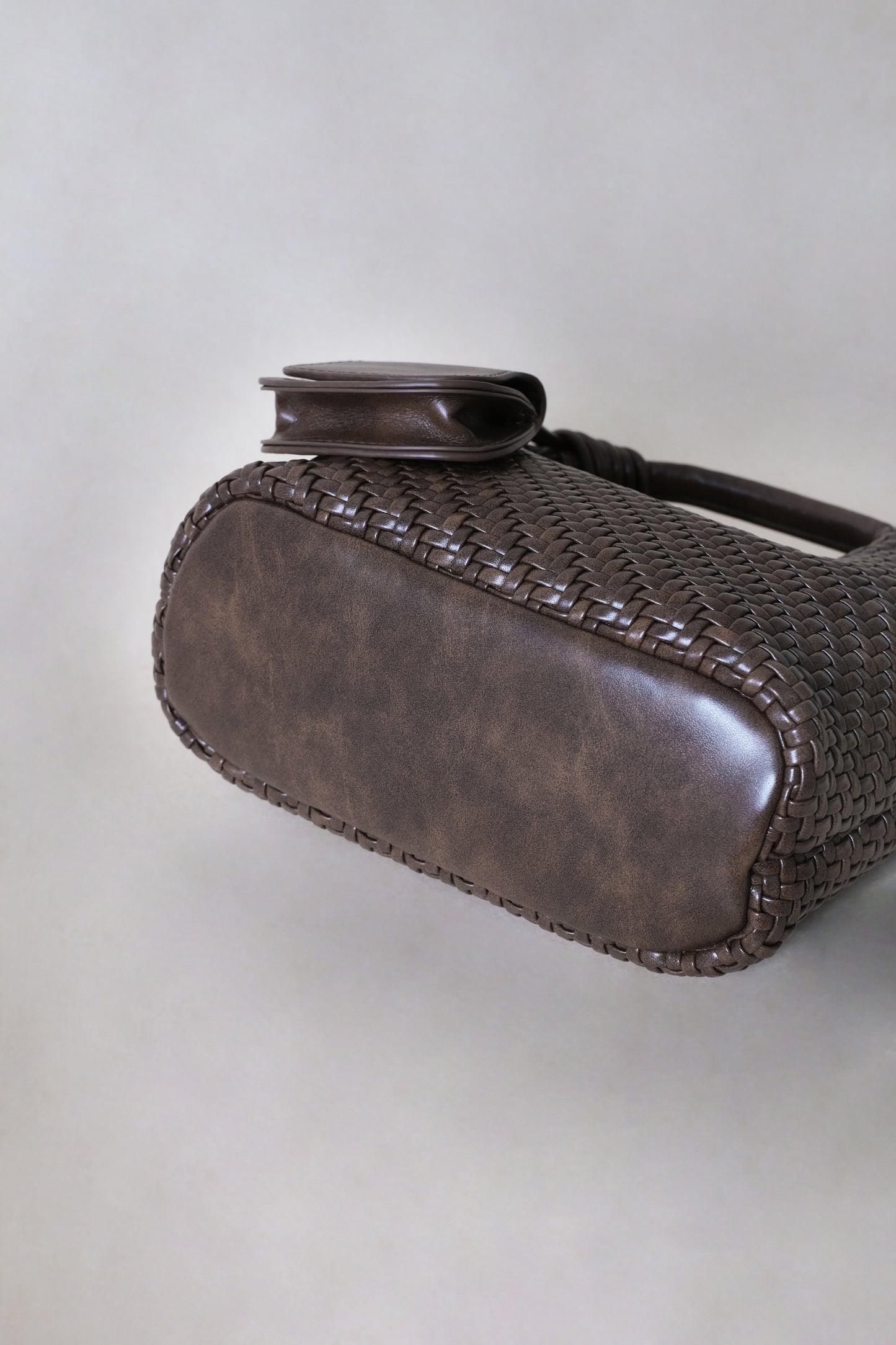 Artisan Sophia Basket Bag - Chestnut Brown
